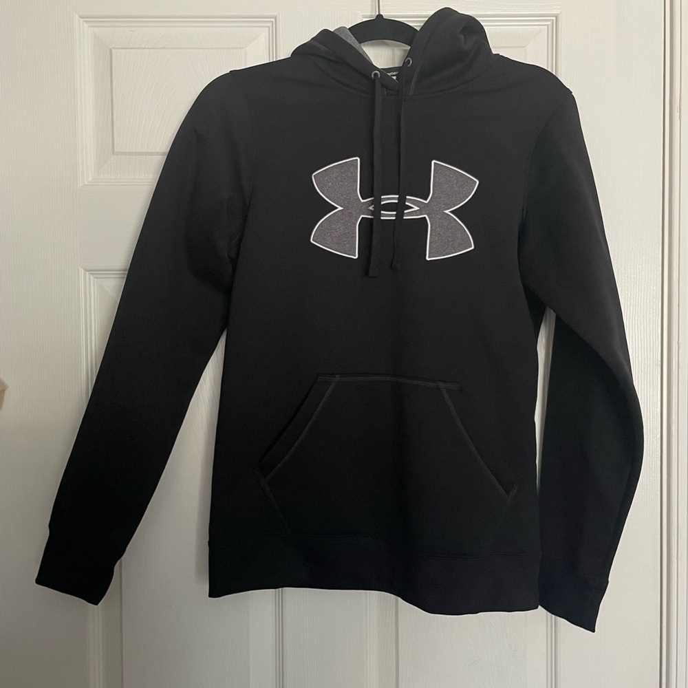 Under Armour Women’s Black and Gray logo Sweatshirt Size Small